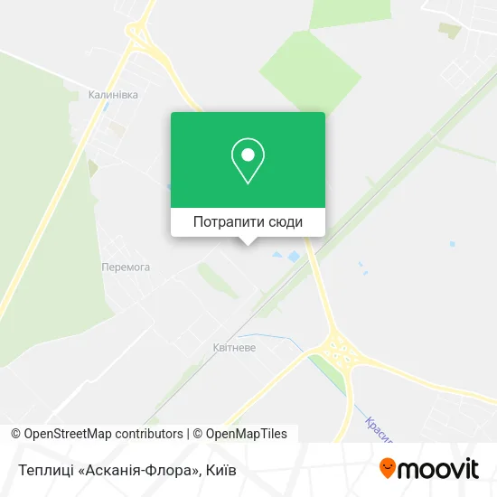 Карта Теплиці «Асканія-Флора»