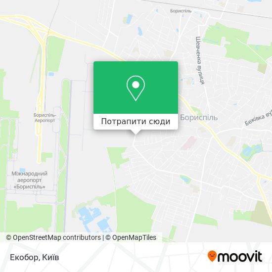Карта Екобор