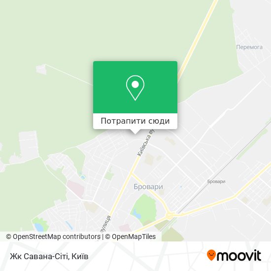Карта Жк Савана-Сіті