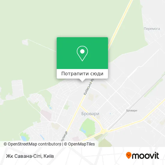 Карта Жк Савана-Сіті