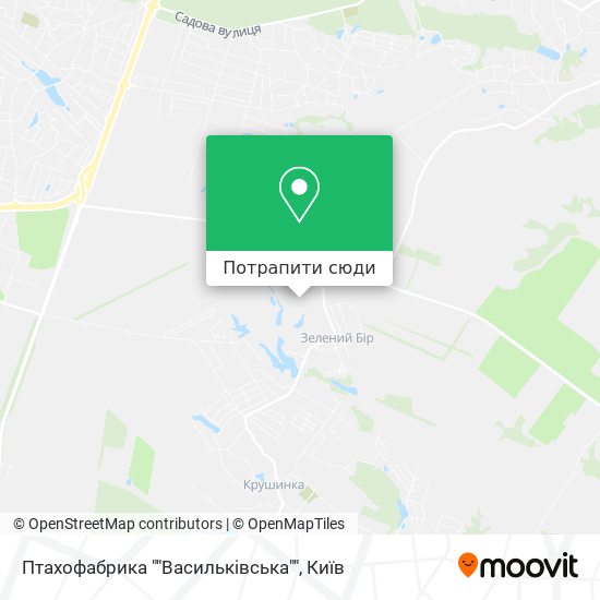 Карта Птахофабрика ""Васильківська""