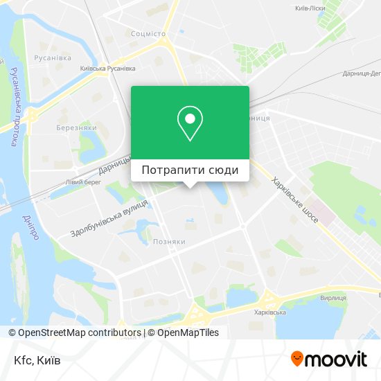 Карта Kfc