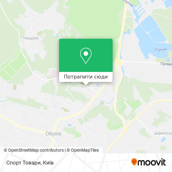 Карта Спорт Товари