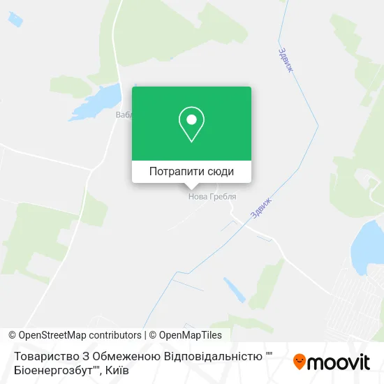 Карта Товариство З Обмеженою Відповідальністю "" Біоенергозбут""