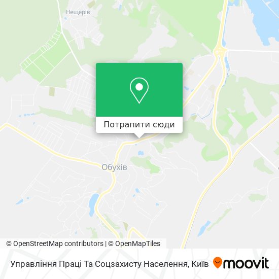 Карта Управління Праці Та Соцзахисту Населення