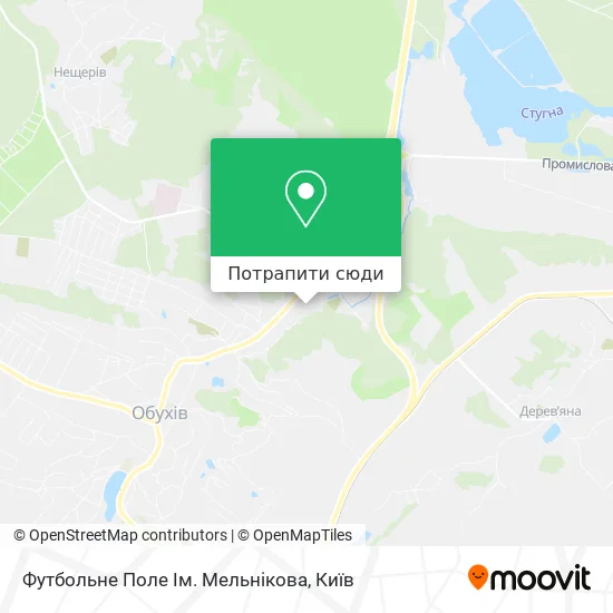 Карта Футбольне Поле Ім. Мельнікова