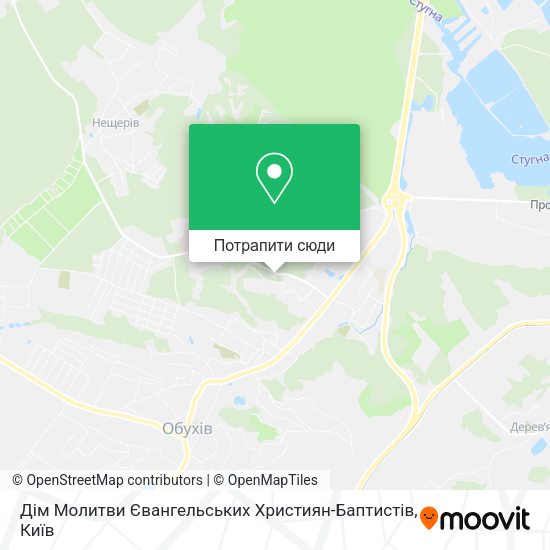 Карта Дім Молитви Євангельських Християн-Баптистів