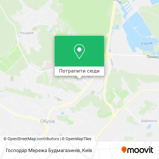 Карта Господар Мережа Будмагазинів