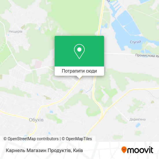 Карта Карнель Магазин Продуктів
