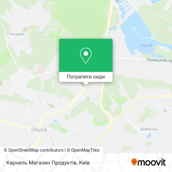 Карта Карнель Магазин Продуктів