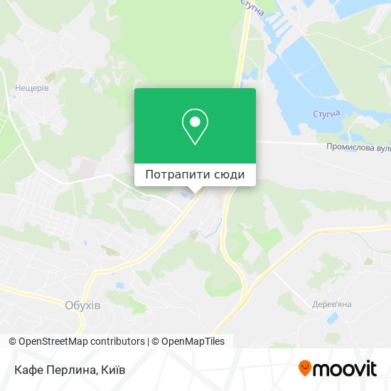 Карта Кафе Перлина