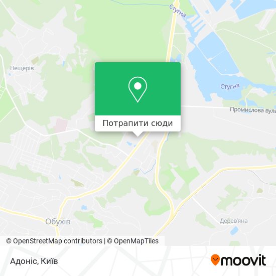 Карта Адоніс