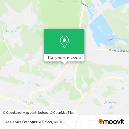 Карта Кав'ярня Солодкий Блюз