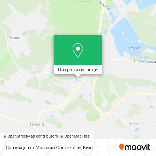 Карта Сантехцентр Магазин Сантехніки