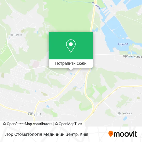 Карта Лор Стоматологія Медичний центр