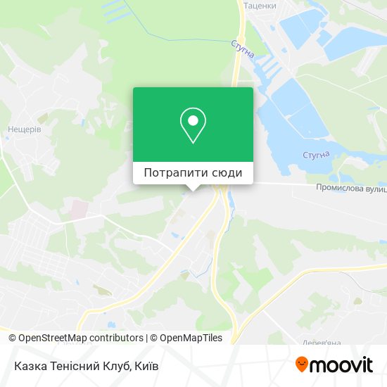 Карта Казка Тенісний Клуб
