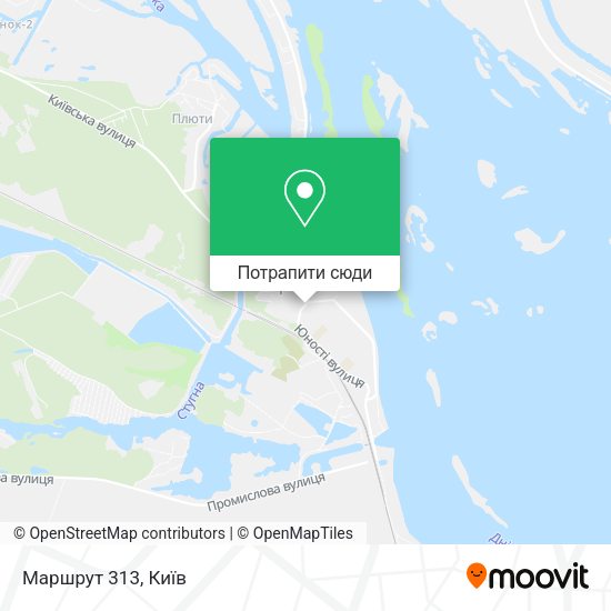 Карта Маршрут 313