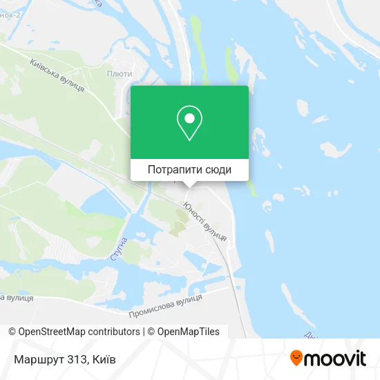 Карта Маршрут 313
