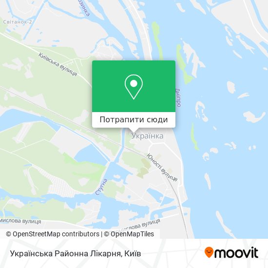 Карта Українська Районна Лікарня