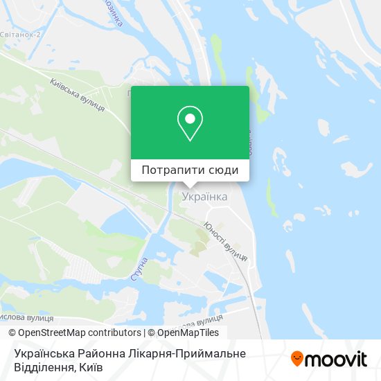Карта Українська Районна Лікарня-Приймальне Відділення