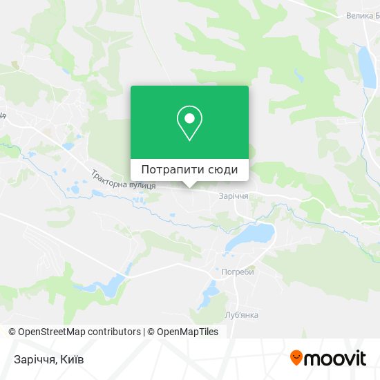 Карта Заріччя