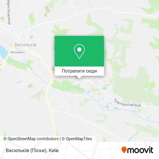 Карта Васильків (Піски)