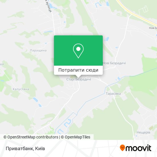 Карта Приватбанк