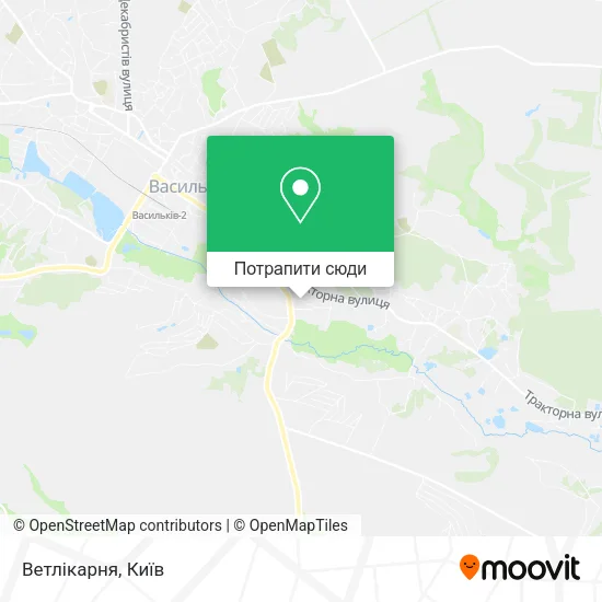Карта Ветлікарня