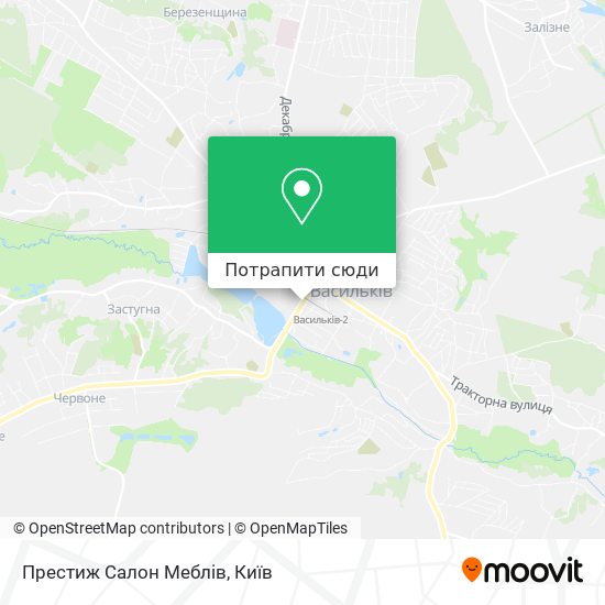 Карта Престиж Салон Меблів