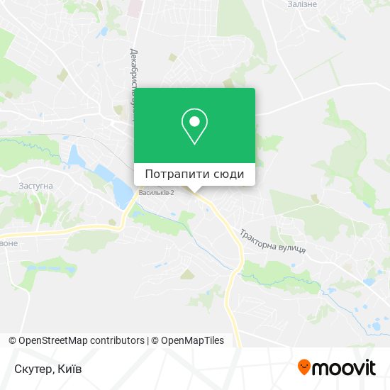 Карта Скутер