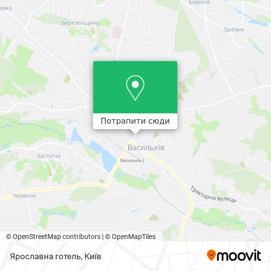 Карта Ярославна готель