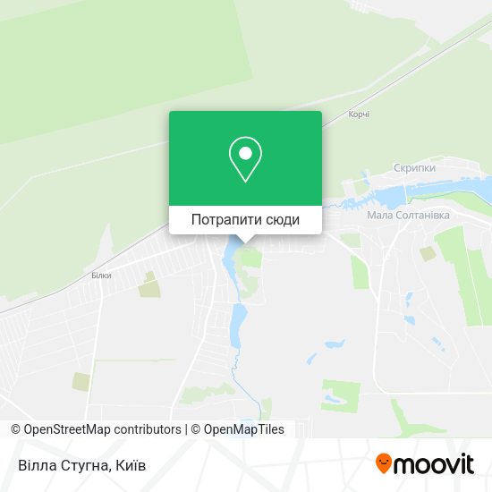 Карта Вілла Стугна