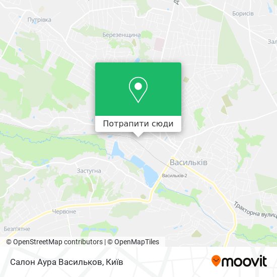 Карта Салон Аура Васильков