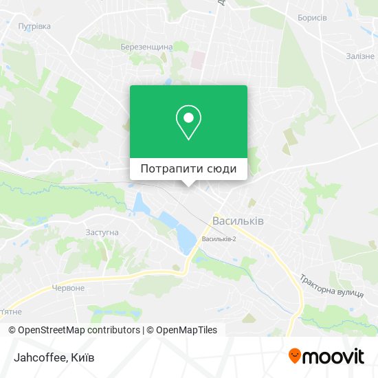 Карта Jahcoffee