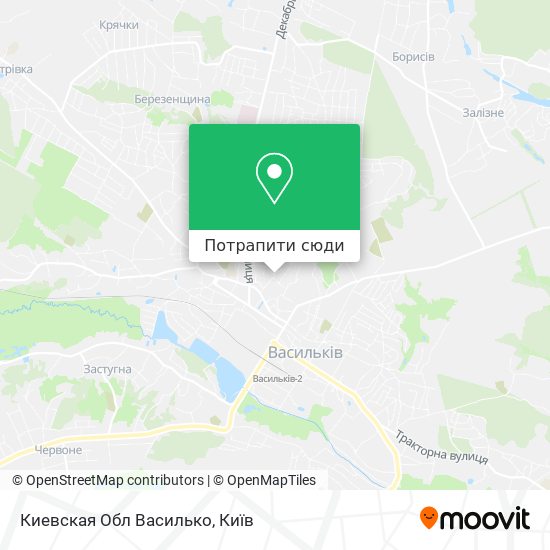 Карта Киевская Обл Василько