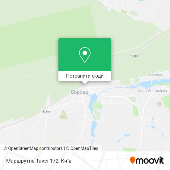 Карта Маршрутне Таксі 172