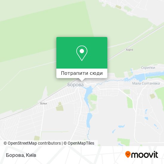 Карта Борова