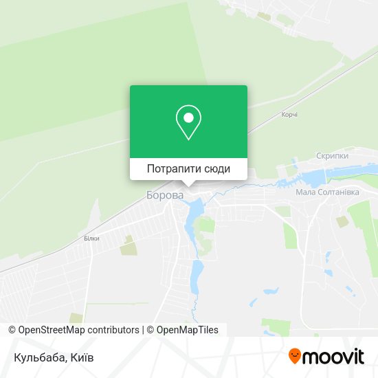Карта Кульбаба