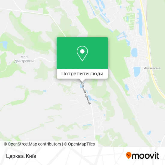 Карта Церква