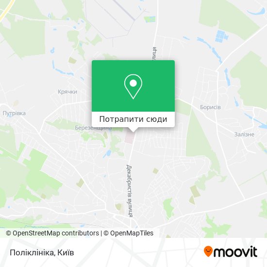 Карта Поліклініка