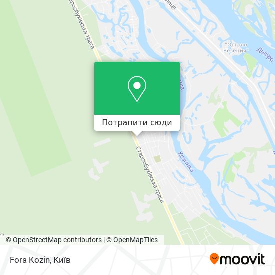 Карта Fora Kozin