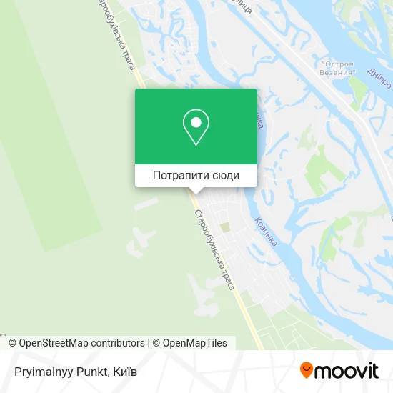 Карта Pryimalnyy Punkt