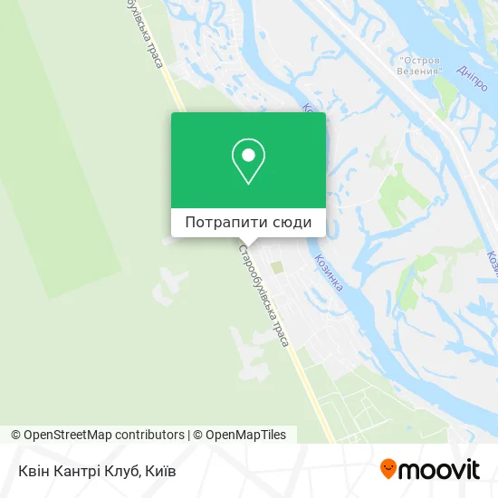 Карта Квін Кантрі Клуб