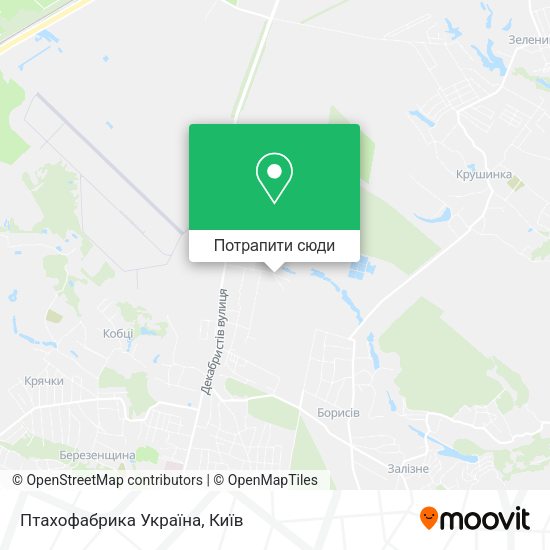 Карта Птахофабрика Україна