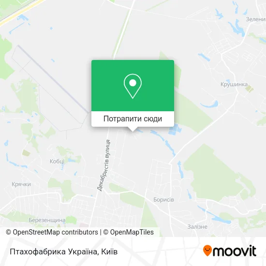 Карта Птахофабрика Україна
