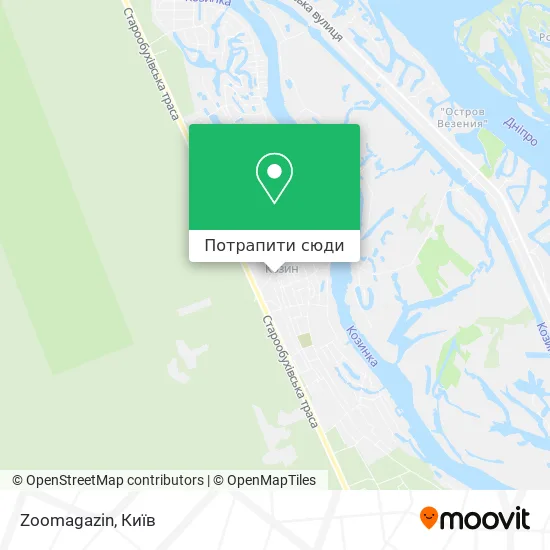 Карта Zoomagazin