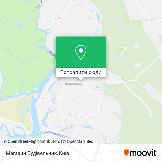 Карта Магазин Будівельник