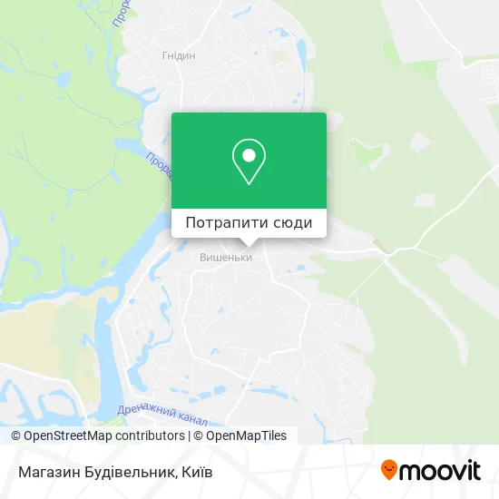 Карта Магазин Будівельник