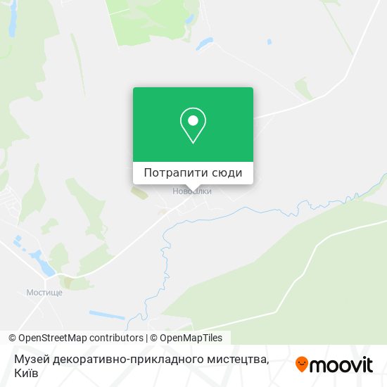 Карта Музей декоративно-прикладного мистецтва