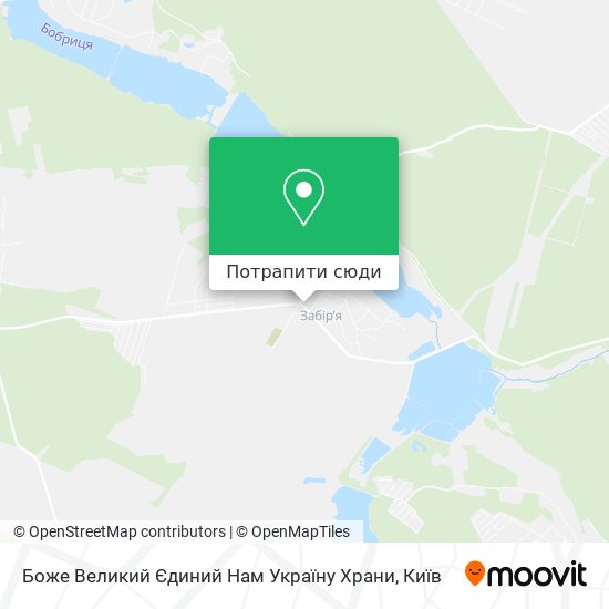 Карта Боже Великий Єдиний Нам Україну Храни